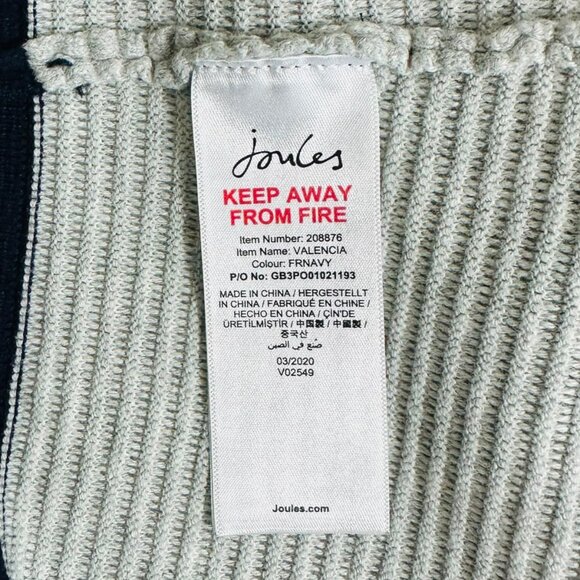 Joules Women's Size 14 Valencia Colorblock Pullover Navy Gray Pink Sweater - Picture 6 of 7